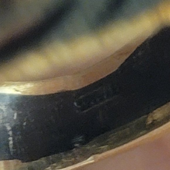 Wow huge chunky cocktail ring with multifaceted amethyst glass orb ornate 925 - Picture 7 of 14